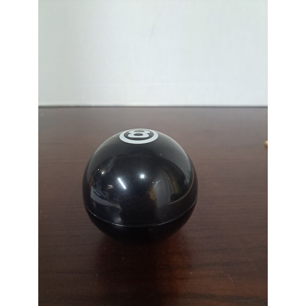 Vintage Black 8 Ball Spicy Aftershave Glass Avon Bottle